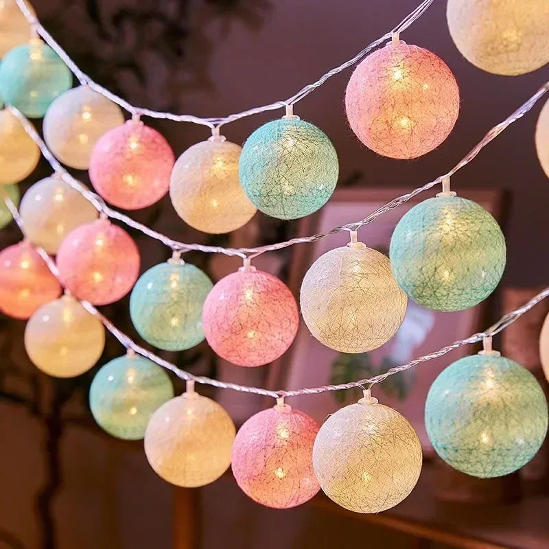 Cotton ball lights,
String lights,
Decorative lighting,
Fairy lights,
LED cotton lights,
Cozy ambiance,
Indoor string lights,
Bedroom decor,
Party lights,
Wedding decorations,
Soft glow lights,
Colorful string lights,
Eco-friendly lights,
Whimsical decor,
Festive lighting,
Drape lights,
Home accents,
Holiday decorations,
Soft cotton lights,
Versatile lighting,