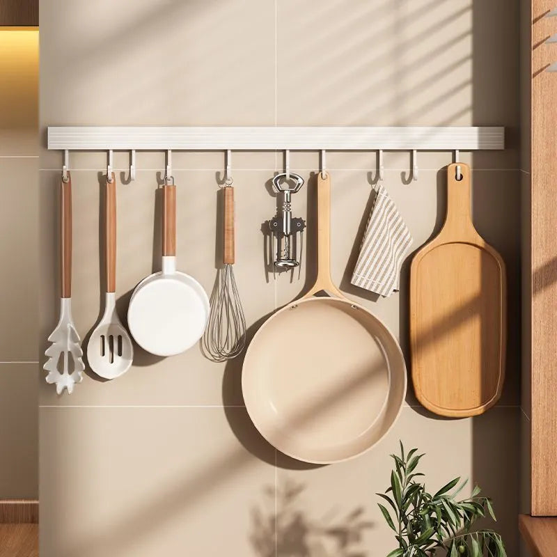 White Kitchen Hook Holder